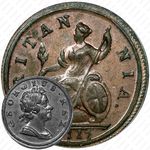 ½ пенни 1717-1719 [Великобритания]