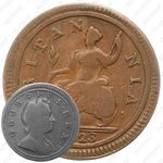 ½ пенни 1719-1724 [Великобритания]