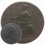 ½ пенни 1740-1754 [Великобритания]