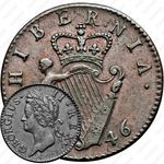 ½ пенни 1741-1753 [Ирландия]