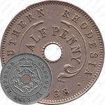 ½ пенни 1938-1939 [Зимбабве]