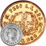 2 песо 1863 [Колумбия]