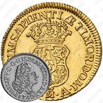 1 эскудо 1729-1742, Отметка монетного двора "M" - Мадрид [Испания]