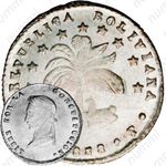 ½ суэльдо 1858-1859 [Боливия]