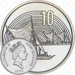 10 центов 1990, 150 лет подписанию Договора Вайтанги [Австралия]