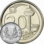 20 центов 2013-2018 [Сингапур]