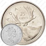25 центов 2002, 50 лет правлению Королевы Елизаветы II [Канада]
