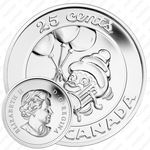 25 центов 2012, Кекс и воздушные шары [Канада]