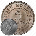 5 центов 1939 [Гондурас]