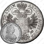 ½ талера 1751-1754, Мария Терезия - герб Штирии в центре [Австрия]
