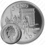5 центов 2001, 125 лет Королевскому Военному Колледжу Канады [Канада]