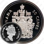 50 центов 2002, 50 лет правлению Королевы Елизаветы II /EIIR/ [Канада]
