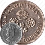 ¼ рупии 1960-1978 [Маврикий]