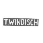 Клеймо мастера Виндиш Т. - Вильно - инициалы "T.WINDISCH" - 1899-1908 гг., фото 