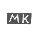 Клеймо мастера Крекнин Михайло - Киров (Хлынов, Вятка) - инициалы "МК" - 1852-1877 гг., фото 