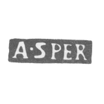 Клеймо мастера Шпер Адольф - Ленинград - инициалы "A-SPER", фото 