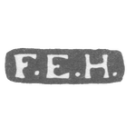 Клеймо мастера Генрихсен Ф. Э. - Ленинград - инициалы "F.E.H." - 1870-1890 гг., фото 