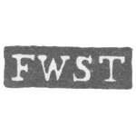 Клеймо мастера Веннерстрем Олоф Фредерик - Ленинград - инициалы "FWST", фото 