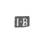 Клеймо мастера Бергстрем Иона - Ленинград - инициалы "I-B", фото 