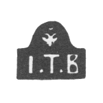Клеймо мастера Бунцель Иоганн Теодор - Ленинград - инициалы "I.T.B" и двуглавый орел, фото 