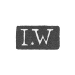 Клеймо мастера Варьюс Иоган - Ленинград - инициалы "I.W", фото 