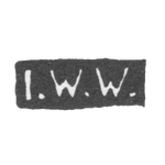 Клеймо мастера Варелиус Исак Вильгельм - Ленинград - инициалы "I.W.W.", фото 