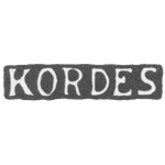 Клеймо мастера Кордес Александр - Ленинград - инициалы "KORDES", фото 