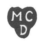 Клеймо мастера Дюбюлон Мартин Шарль - Ленинград - инициалы "MCD", фото 