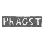 Клеймо мастера Прагст Иоганн Кристиан - Ленинград - инициалы "PRAGST", фото 