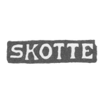 Клеймо мастера Скотте Томас - Ленинград - инициалы "SKOTTE", фото 