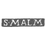 Клеймо мастера Мальм Самуил - Ленинград - инициалы "S-MALM", фото 