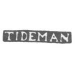 Клеймо мастера Тидеман Иван Дидрих - Ленинград - инициалы "TIDEMAN", фото 