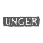 Клеймо мастера Унгер Герман Готлиб - Ленинград - инициалы "UNGER", фото 