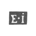 Клеймо мастера Ильин Евдоким - Москва - инициалы "E-I" - 1751-1757 гг., фото 