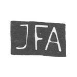 Клеймо мастера Андреев Иван Федоров - Москва - инициалы "JFA" - 1883-1896 гг., фото 