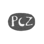 Клеймо неизвестного мастера Москвы - инициалы "PCZ" - 1740-е гг., фото 