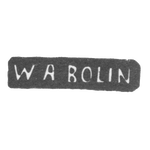 Клеймо мастера Болин В. А. - Москва - инициалы "WA BOLIN", фото 