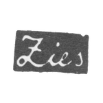 Клеймо мастера Циес - Москва - инициалы "Lies" - 1817-1819 гг., фото 