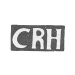 Клеймо мастера Хефтлер Карл Рейнхольд - Раквере - инициалы "CRH" - 1835-1880 гг., фото 