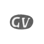 Клеймо мастера Вендт Георг - Рига - инициалы "GV" - 1777-1786 гг., фото 