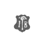 Клеймо мастера Беренд Иоганн - Рига - инициалы "IB" - 1696-1704 гг., фото 