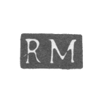 Клеймо мастера Мюллер Ричард - Рига - инициалы "RM" - 1873-1897 гг., фото 