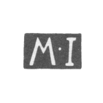 Клеймо неизвестного мастера Рязани - инициалы "MI" - 1789 г., фото 