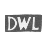 Клеймо мастера Лундберг Даниель Вильгельм - Таллин - инициалы "DWL" - 1756-1802 гг., фото 