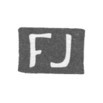Клеймо мастера Йозеп Франц - Таллин - инициалы "FJ" - 1920-1940 гг., фото 