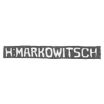 Клеймо мастера Маркович Хирш - Таллин - инициалы "H:MARKOWITSCH" - 1920-1940 гг., фото 