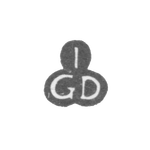 Клеймо мастера Дехио Иоганн Готфрид - Таллин - инициалы "IGD" - 1771-1790 гг., фото 
