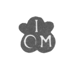 Клеймо мастера Ёрман Иоганн - Таллин - инициалы "IOM" - 1740-1754 гг., фото 