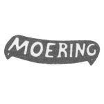 Клеймо мастера Мёринг Иоганн Готтфрид - Таллин - инициалы "MOERING", фото 