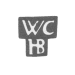 Клеймо мастера Хиллебрандт Вильгельм Кристиан - Таллин - инициалы "WCHB" - 1758-1780 гг., фото 